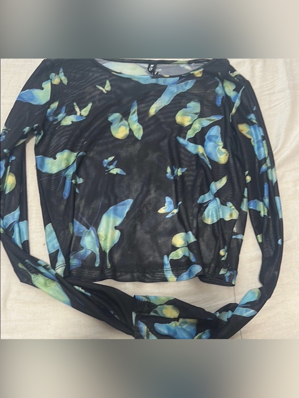 Motel Rocks sheer mesh top